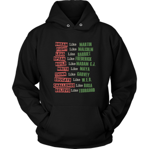 Fight Like Melanin Icons Hoodie