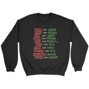 Fight Like Melanin Icons Sweatshirt