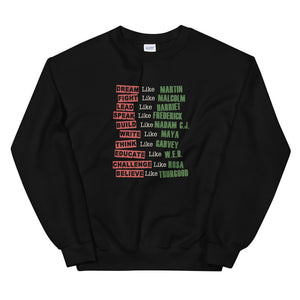 Fight Like Melanin Icons Sweatshirt