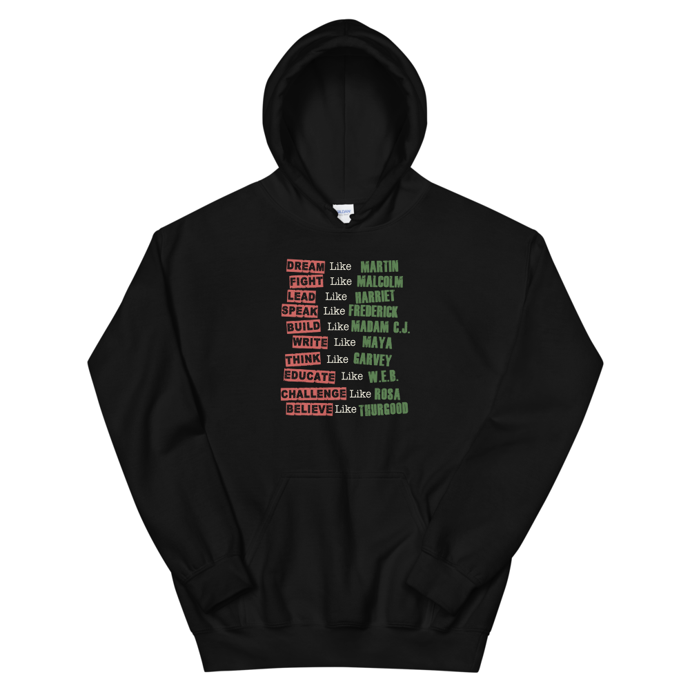 Fight Like Melanin Icons Hoodie