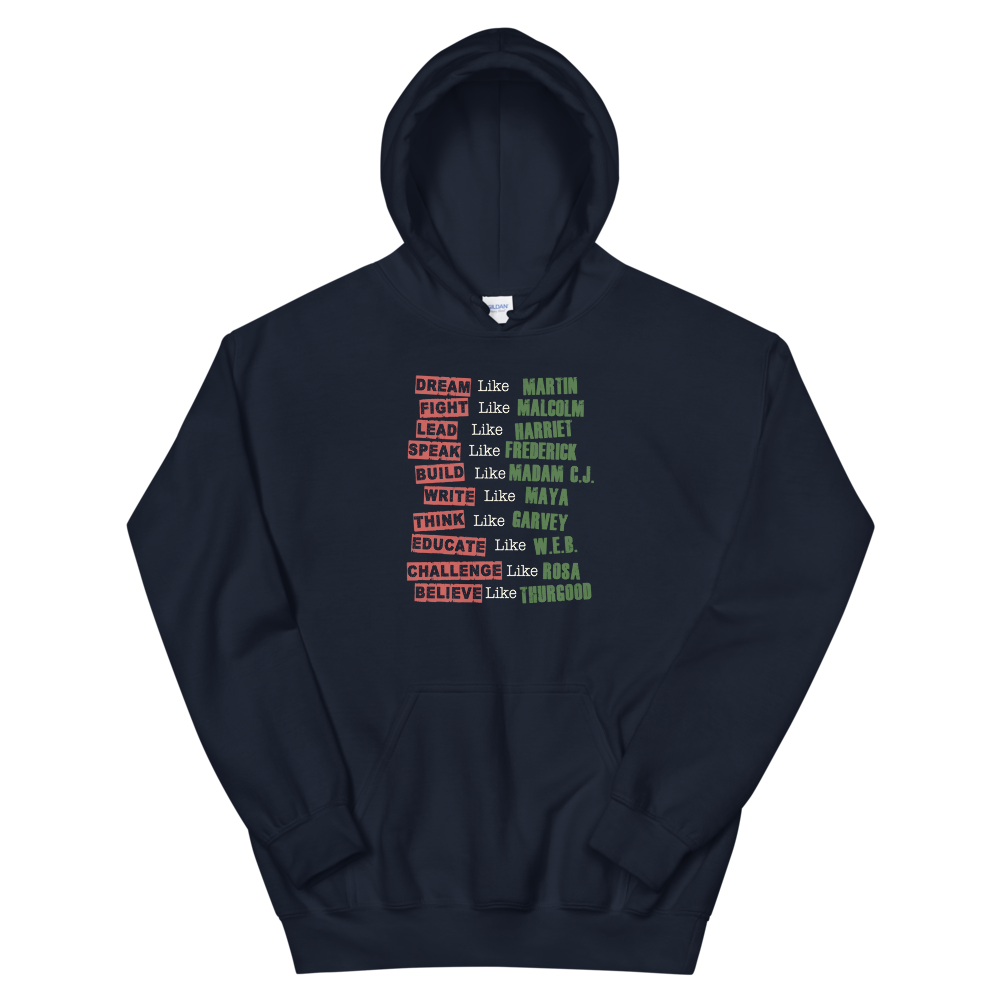 Fight Like Melanin Icons Hoodie