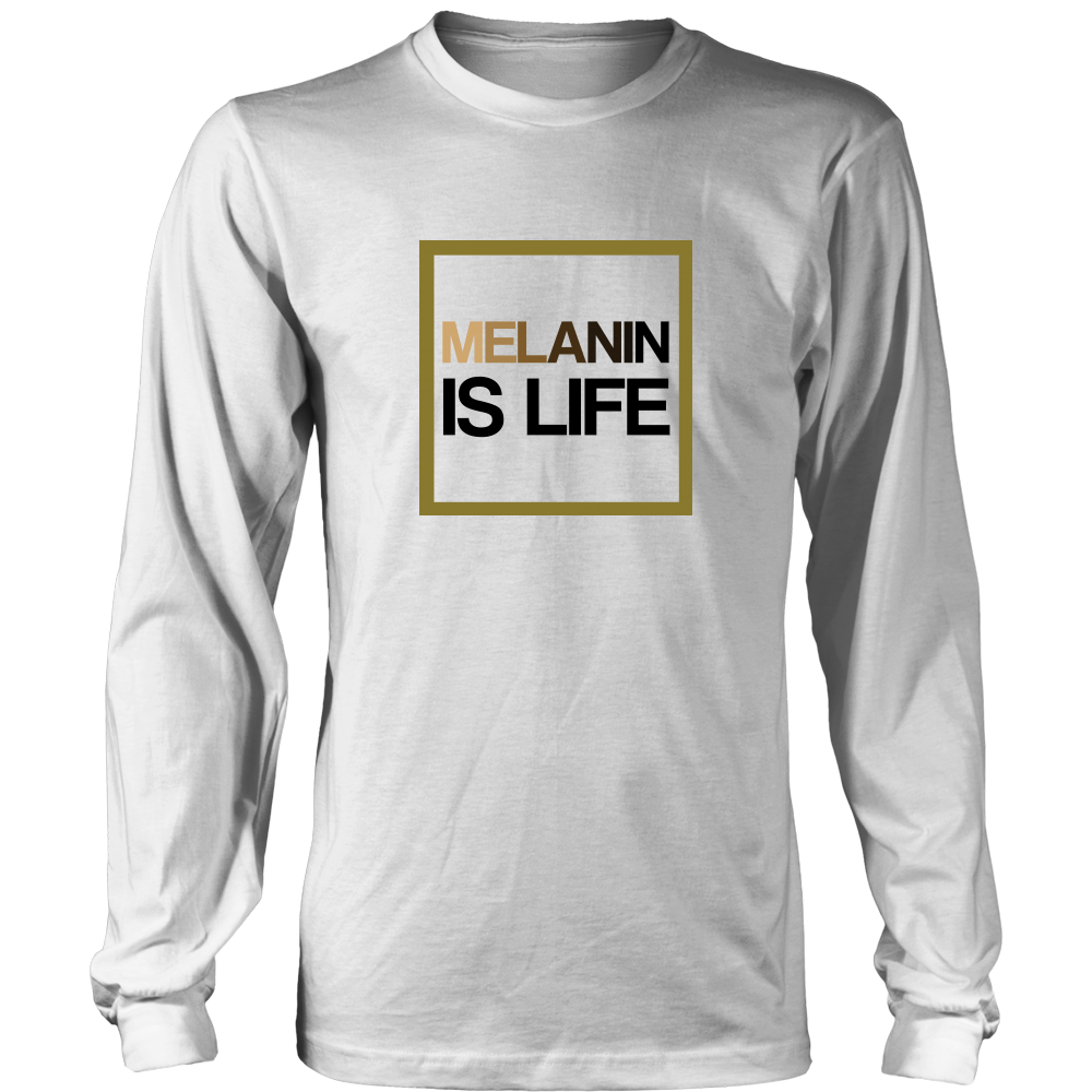 Melanin Is Life Signature Long Sleeve T-Shirt