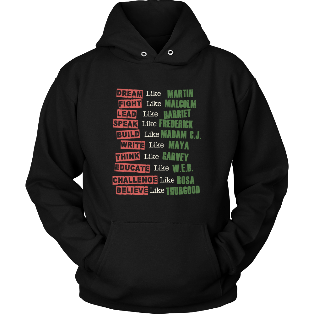 Fight Like Melanin Icons Hoodie